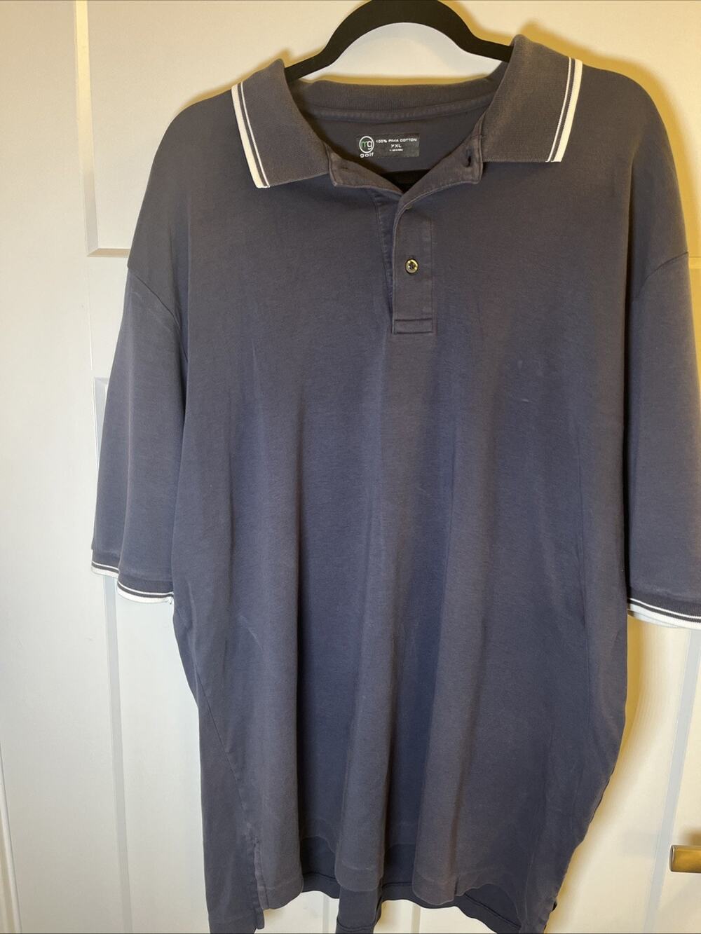 MG Golf Micro Pima Mens XXL Polo Shirt Golf Short Sleeve